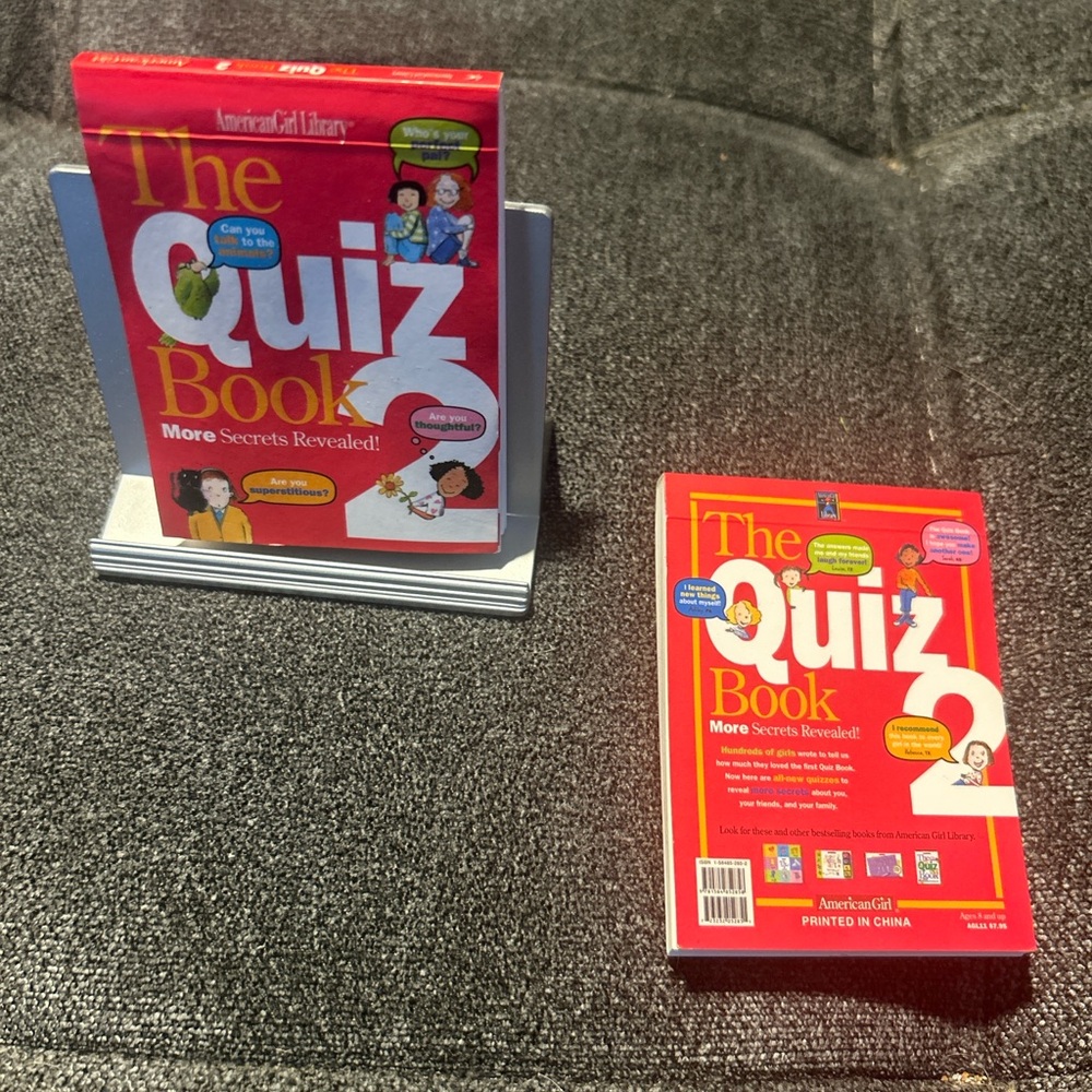 American Girl Red Quiz Book Set